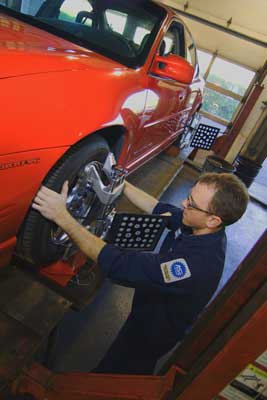 Wheel Alignment at Gunners Garage